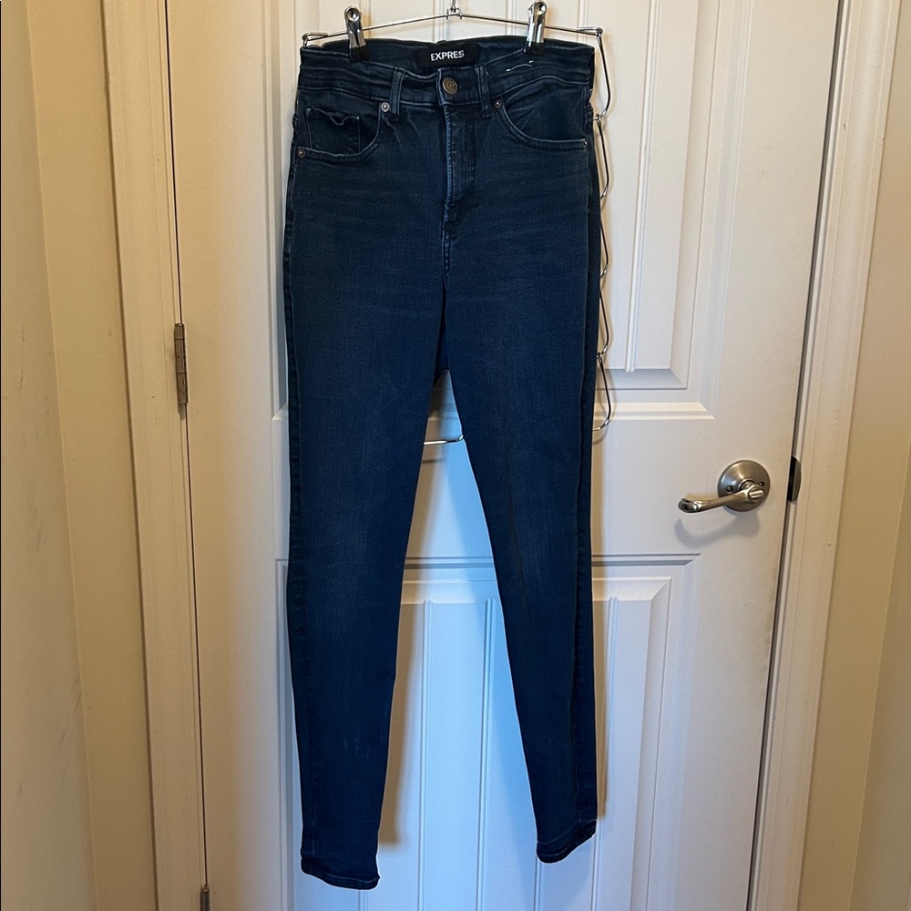 Express Dark Blue Denim Jeans Size 2R